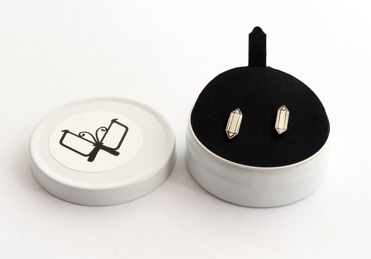 Graphic Crystal Studs - Sweet November Jewelry
