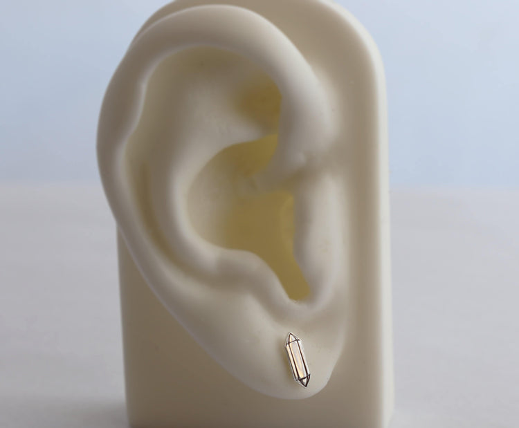 Graphic Crystal Studs - Sweet November Jewelry