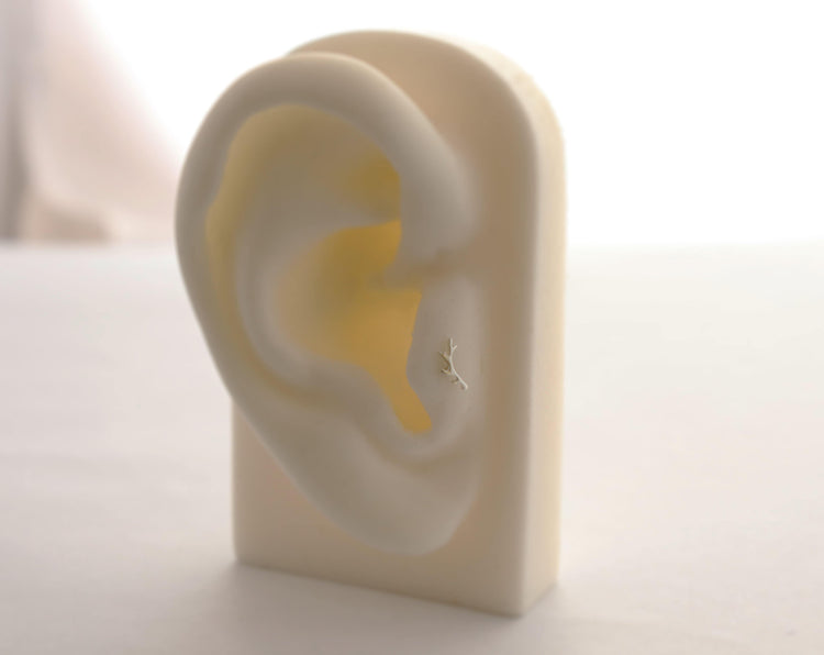 Tiny Antler Tragus Earring - Sweet November Jewelry