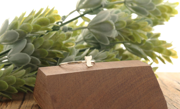 Tiny Koala Ring - Sweet November Jewelry