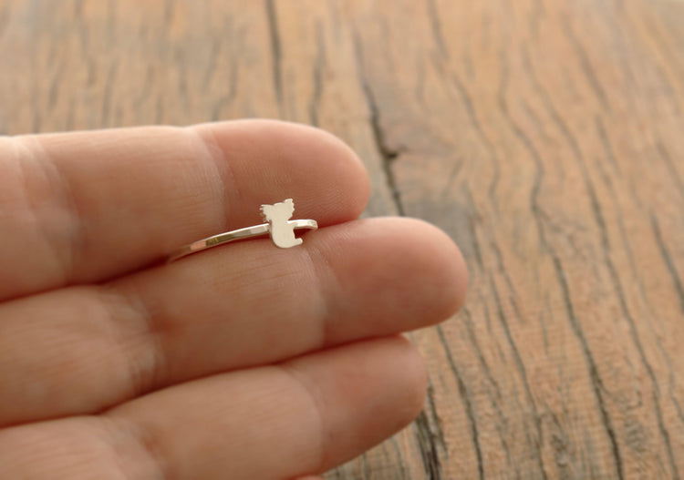 Tiny Koala Ring - Sweet November Jewelry