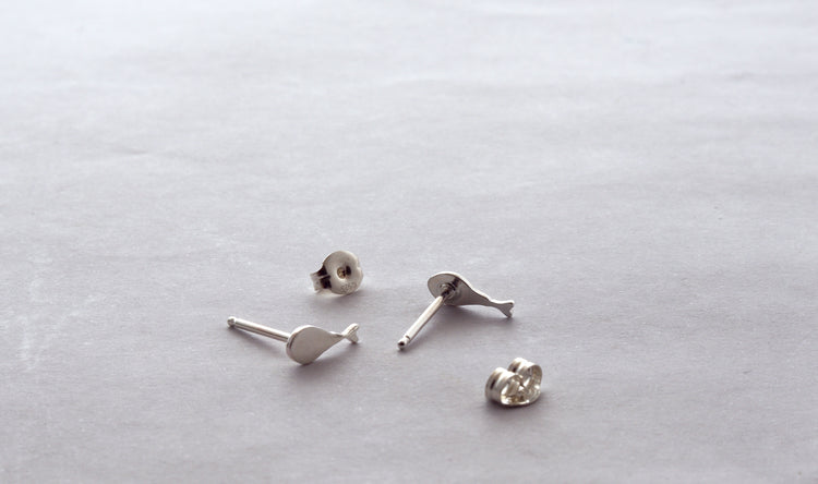 Pineapple tragus in sterling silver