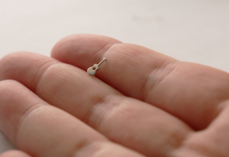 Teeny Tiny Acoustic Guitar Tragus Stud
