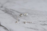 Tiny People Stud Earrings • Sterling Silver • Handmade • Little Person Earrings • Quirky Jewelry • Gift for Sister • Tiny People Jewelry