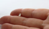 Tiny Ghost Tragus Stud • Sterling Silver 925 • 16 G Cartilage Stud • Ghost Earrings • Handmade Tragus Stud
