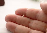 Mini Music Note Tragus • 16 Gauge Tragus • Sterling Silver • Quaver Note Earrings • Musical Note Jewelry • Cartilage Jewellery