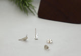 Cardinal Bird Earrings • Sterling Silver • Handmade Cardinal Studs • Cardinal Bird Jewelry • Cardinal Silhouette Earrings • Bird Lover Gift