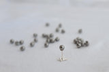 No Poke Converter Earring Backs • 4mm Stainless Steel Ball Backs • Comfort Earring Backs • Sleeper Stud Backs • Hypoallergenic