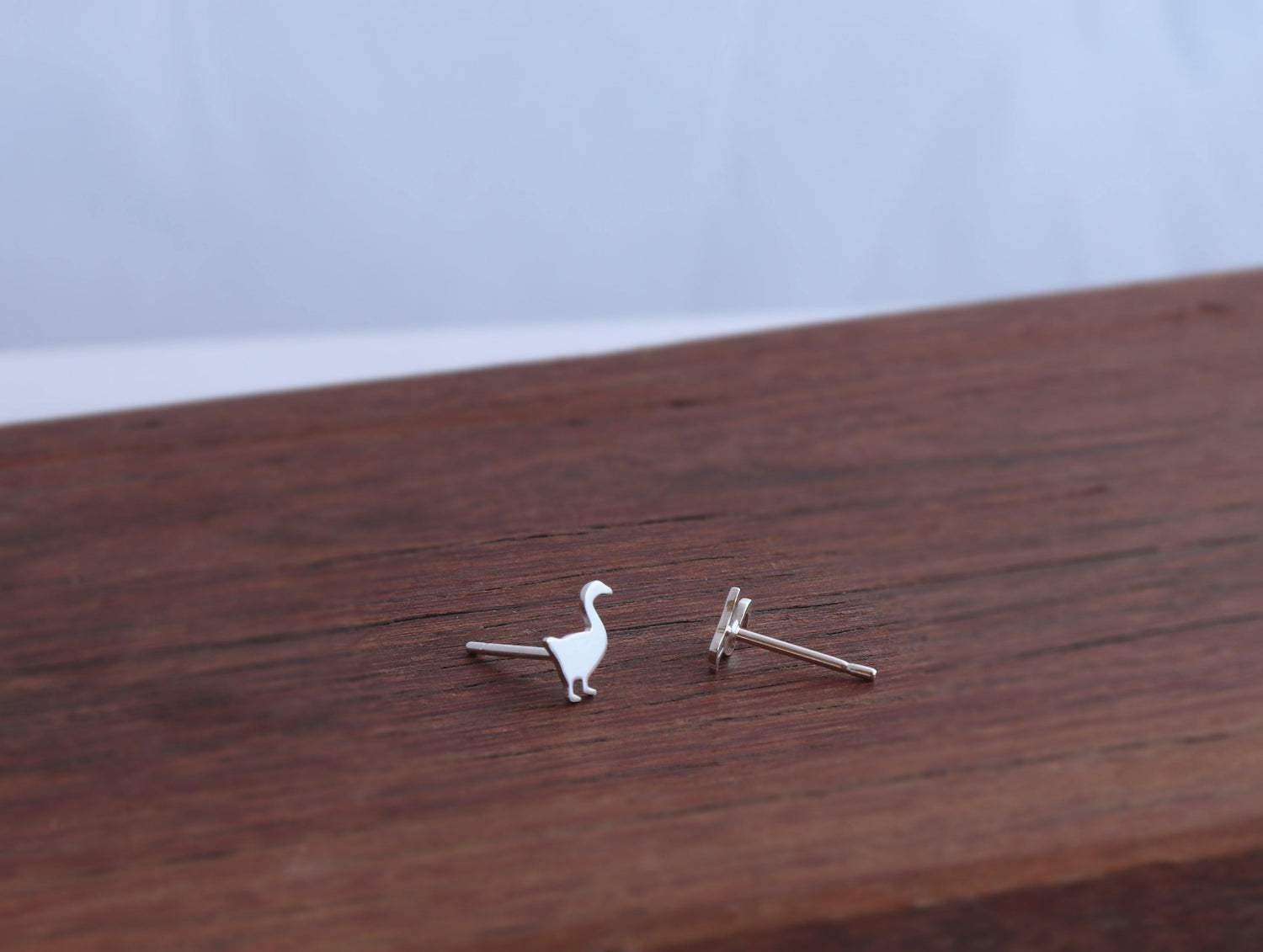 Untitled Goose Game Inspired Silver Stud Earring Set - Sweet November Jewelry