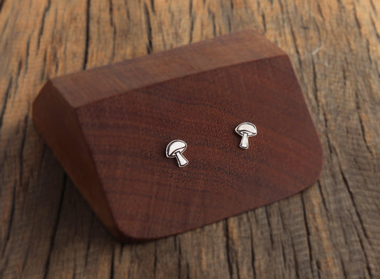 Graphic Mushroom Studs - Sweet November Jewelry