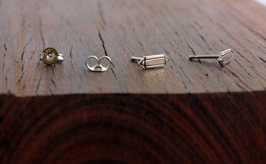 Graphic Crystal Studs - Sweet November Jewelry