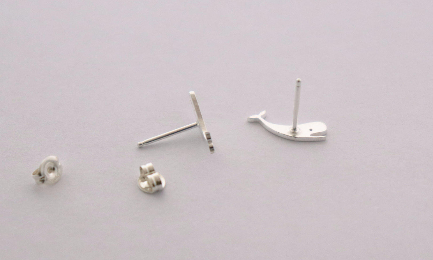 Happy Little Whale Studs - Sweet November Jewelry