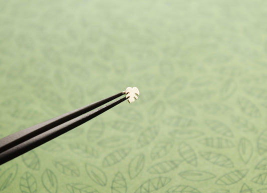 Monstera Leaf Tragus Stud - Sweet November Jewelry