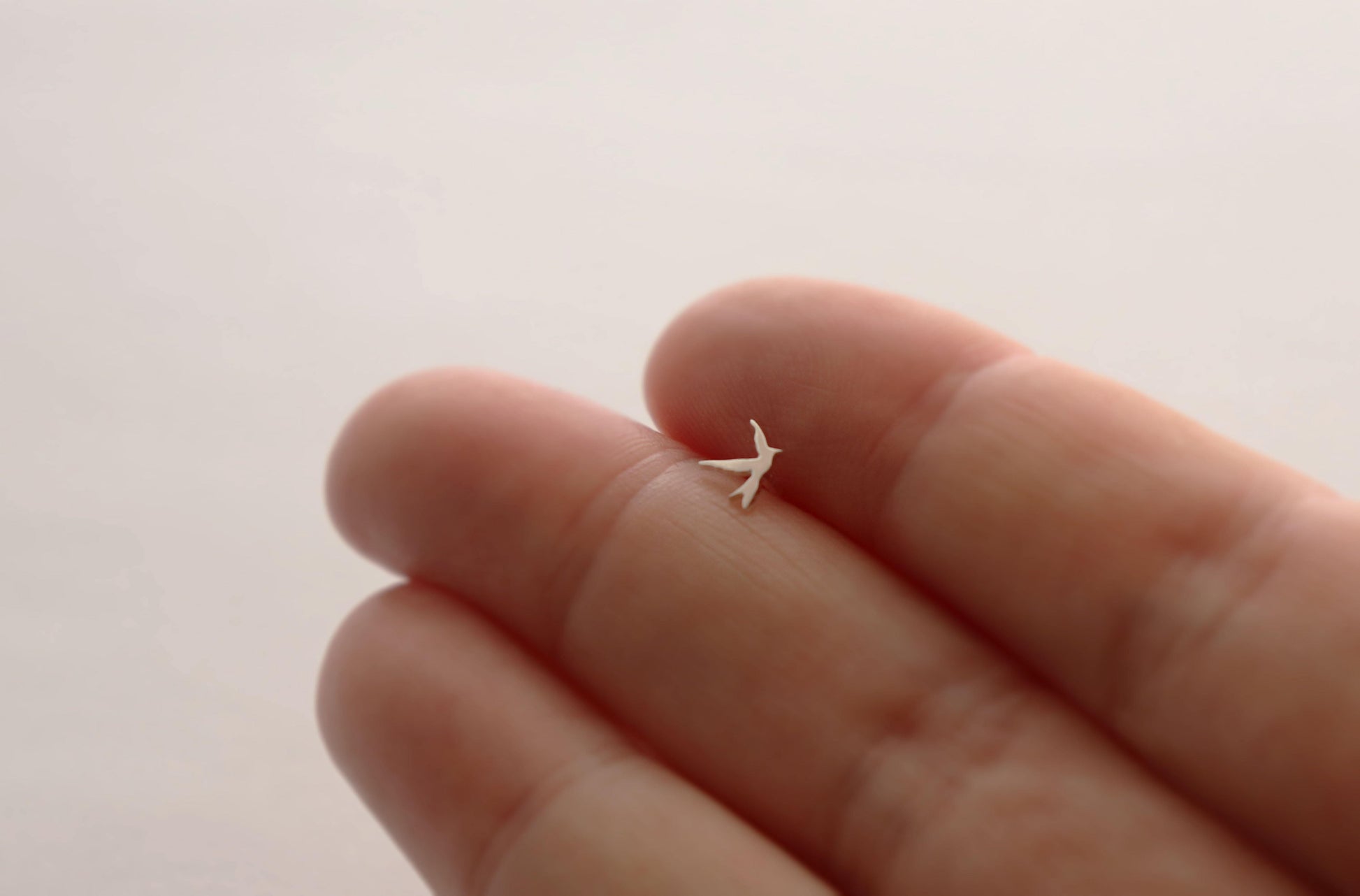 Tiny Flying Bird Tragus Stud - Sweet November Jewelry