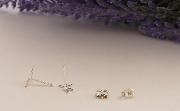 Funny People Sterling Silver Quirky Studs