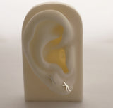 Funny People Sterling Silver Stud Earrings – Quirky and Playful Jewelry