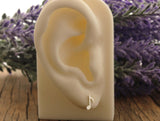 Music Note Studs in Sterling Silver - Sweet November Jewelry