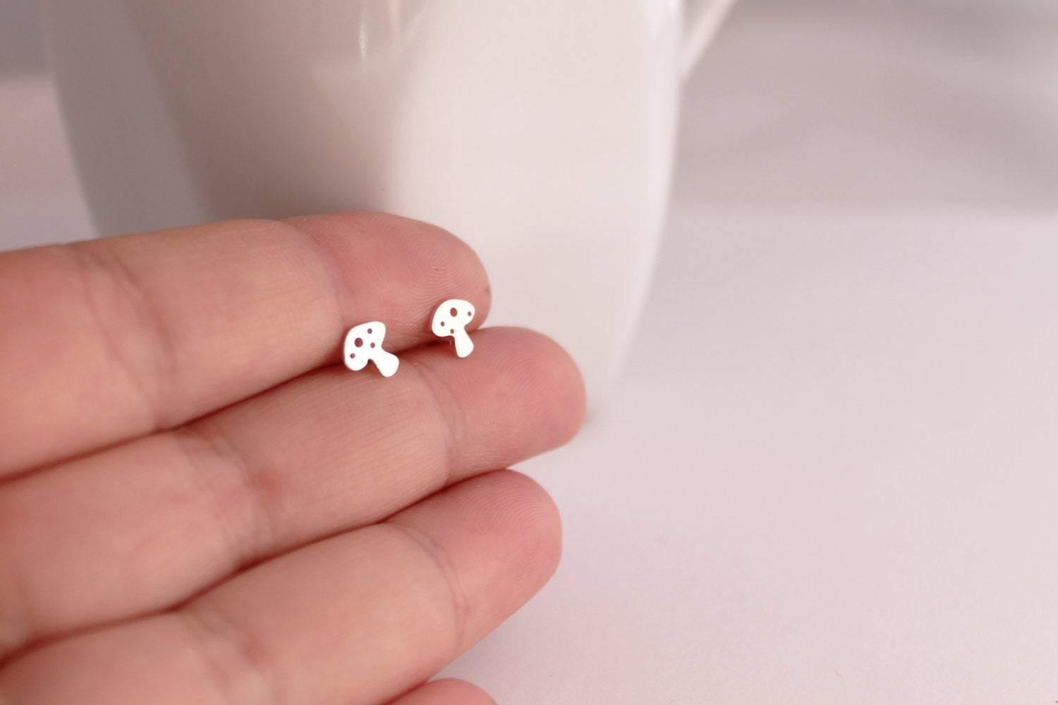 Toadstool Studs - Sweet November Jewelry