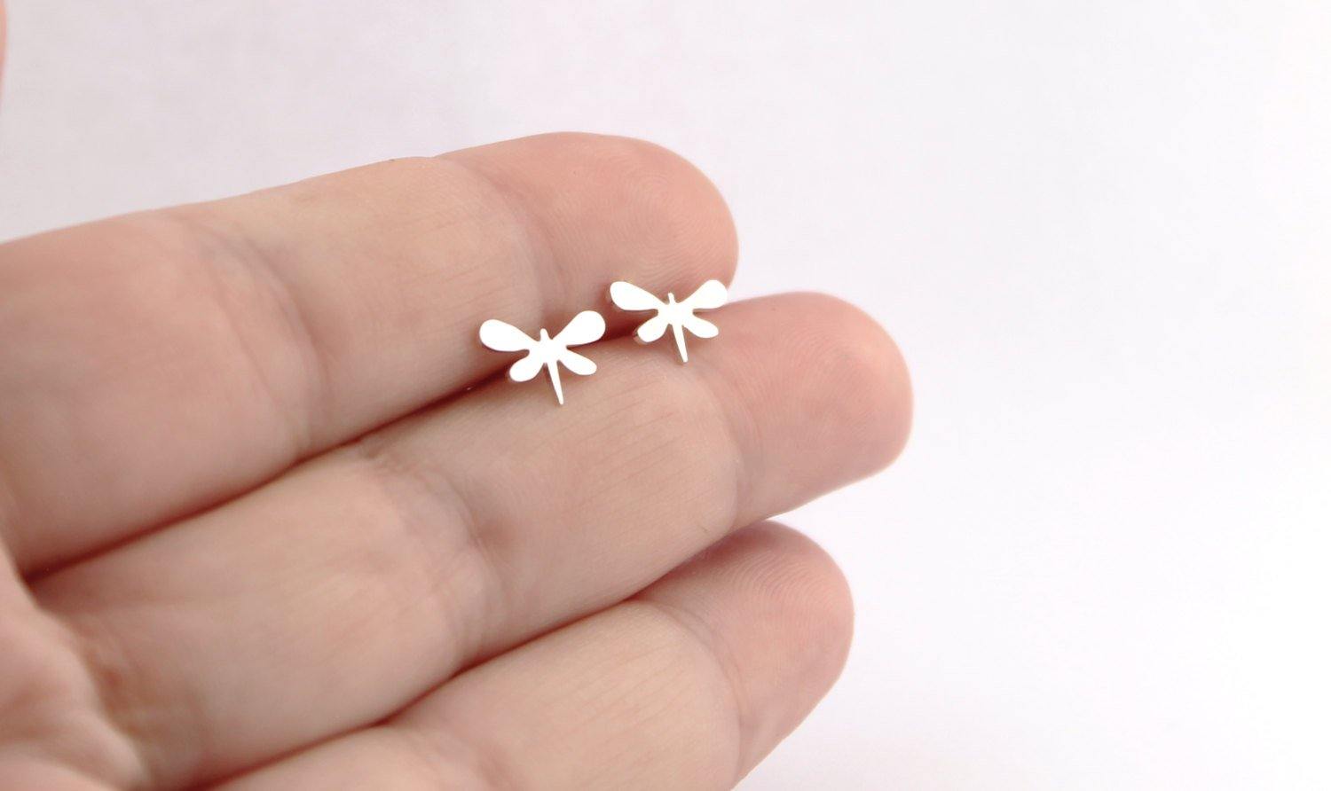Dragonfly Stud Earrings - Sweet November Jewelry