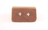 Fleur De Lis Silver Studs - Sweet November Jewelry