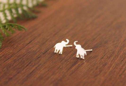 Elephant Stud Earrings - Sweet November Jewelry