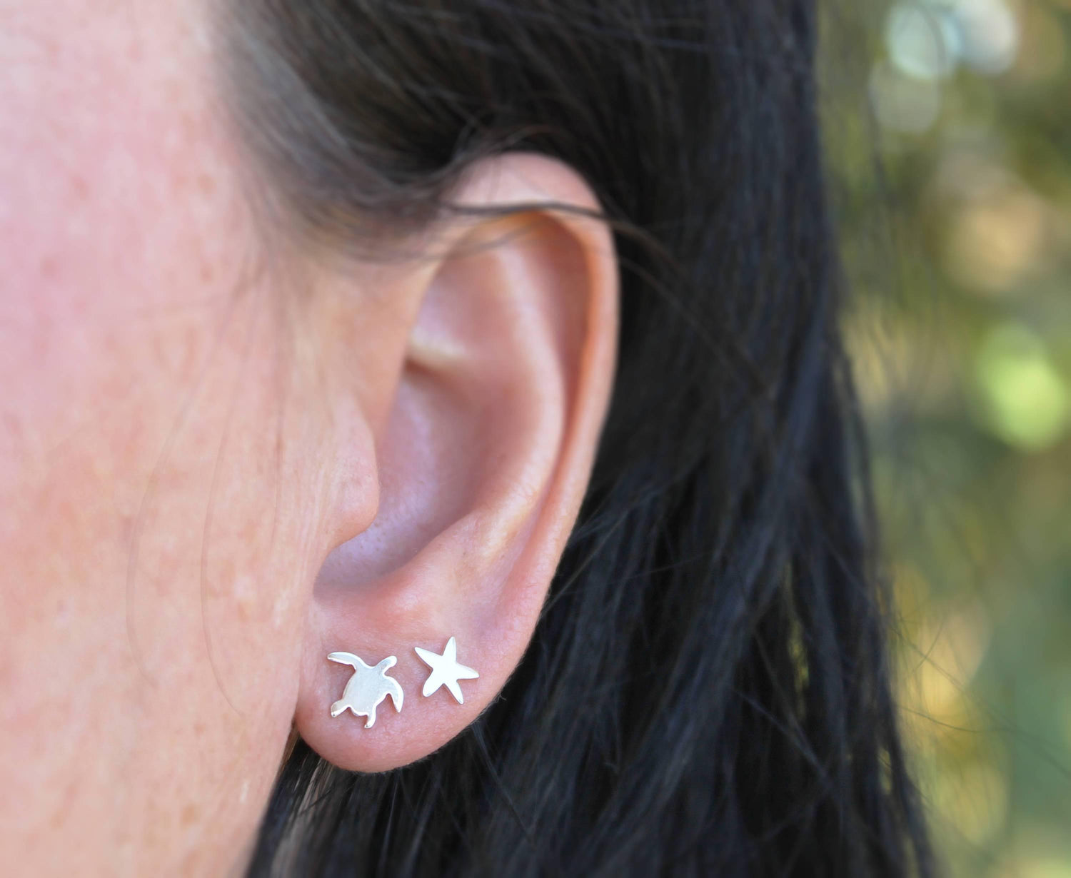 Marine Set Mismatched Sea Creature Studs - Sweet November Jewelry