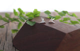 Chevron Triangle Studs - Sweet November Jewelry