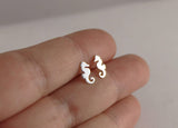 Tiny Seahorse Studs - Sweet November Jewelry