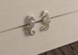 Tiny Seahorse Studs - Sweet November Jewelry