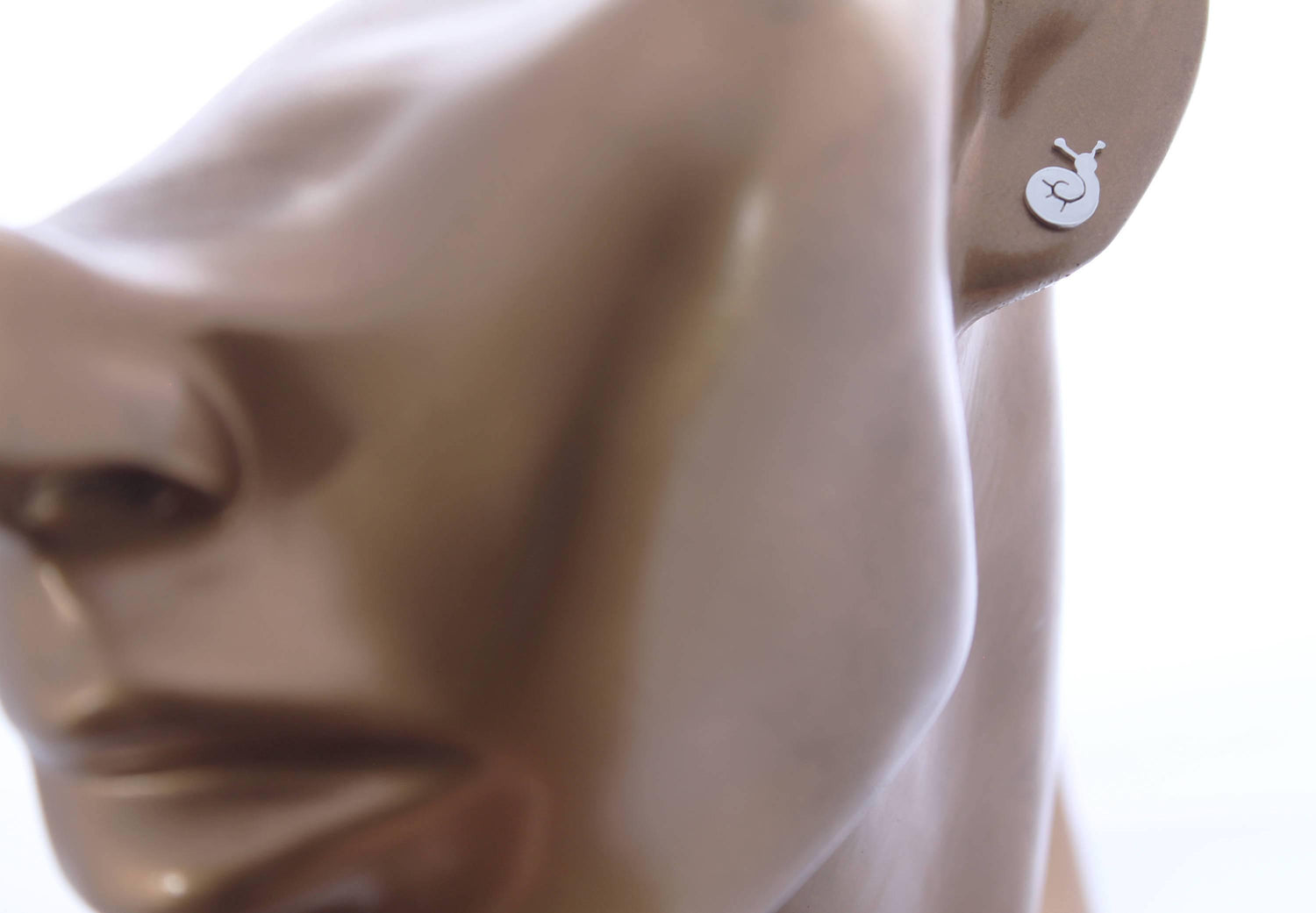 Sleepy Snail Studs - Sweet November Jewelry