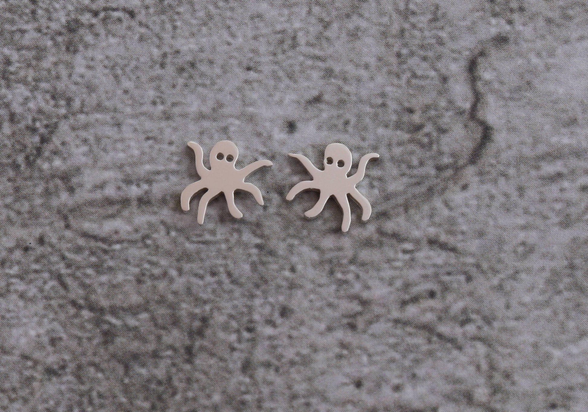 Octopus Stud Earrings - Sweet November Jewelry