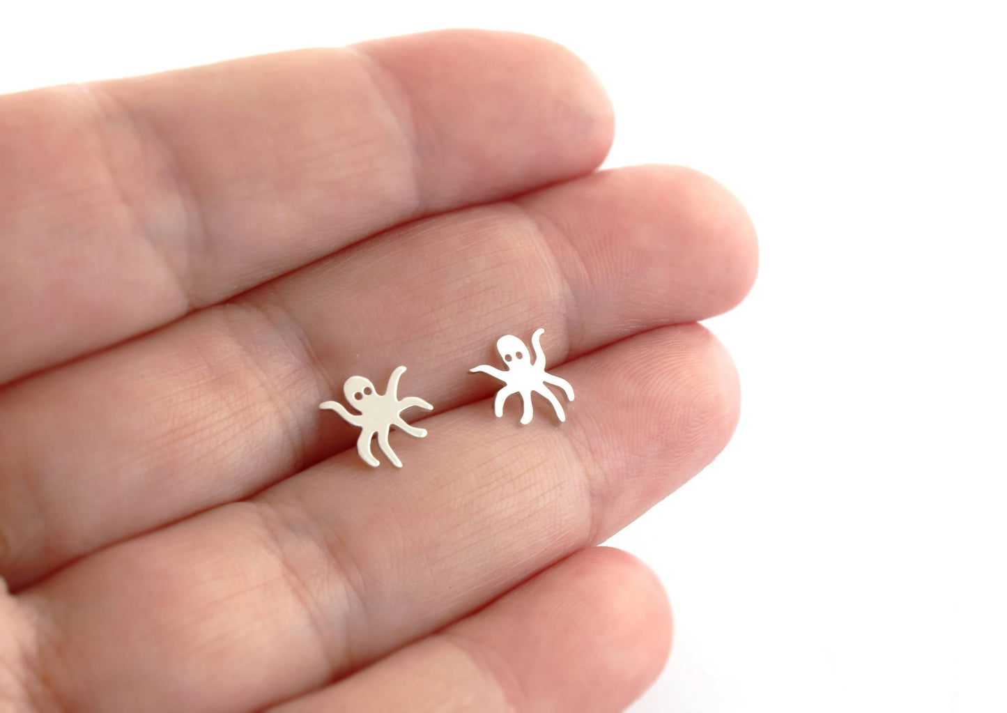Octopus Stud Earrings - Sweet November Jewelry