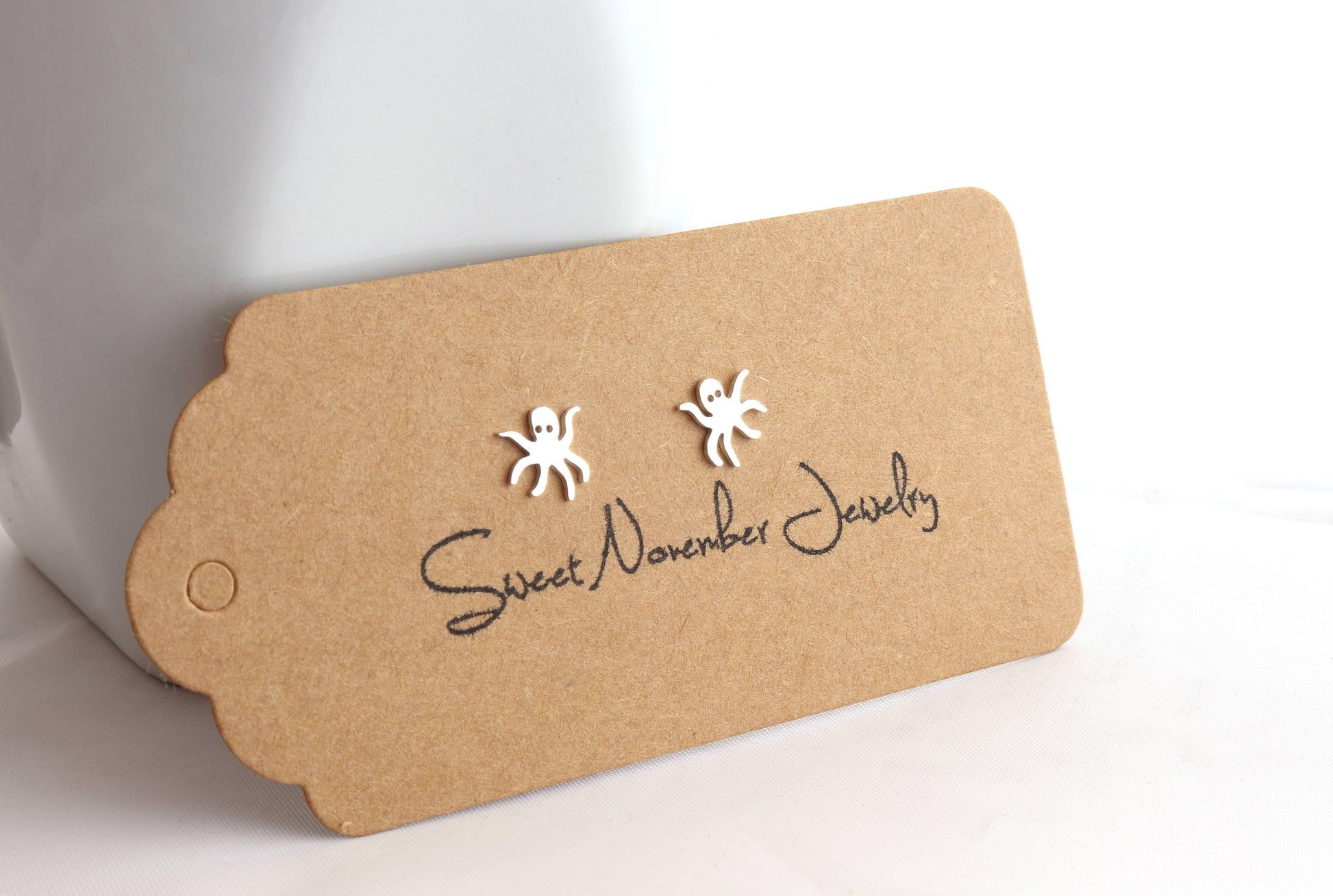 Octopus Stud Earrings - Sweet November Jewelry