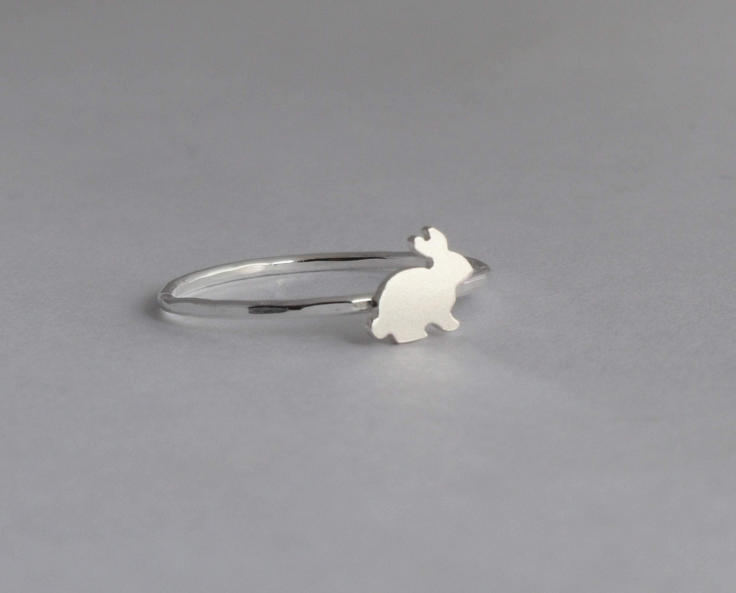 Bunny Ring with thin band - Sweet November Jewelry