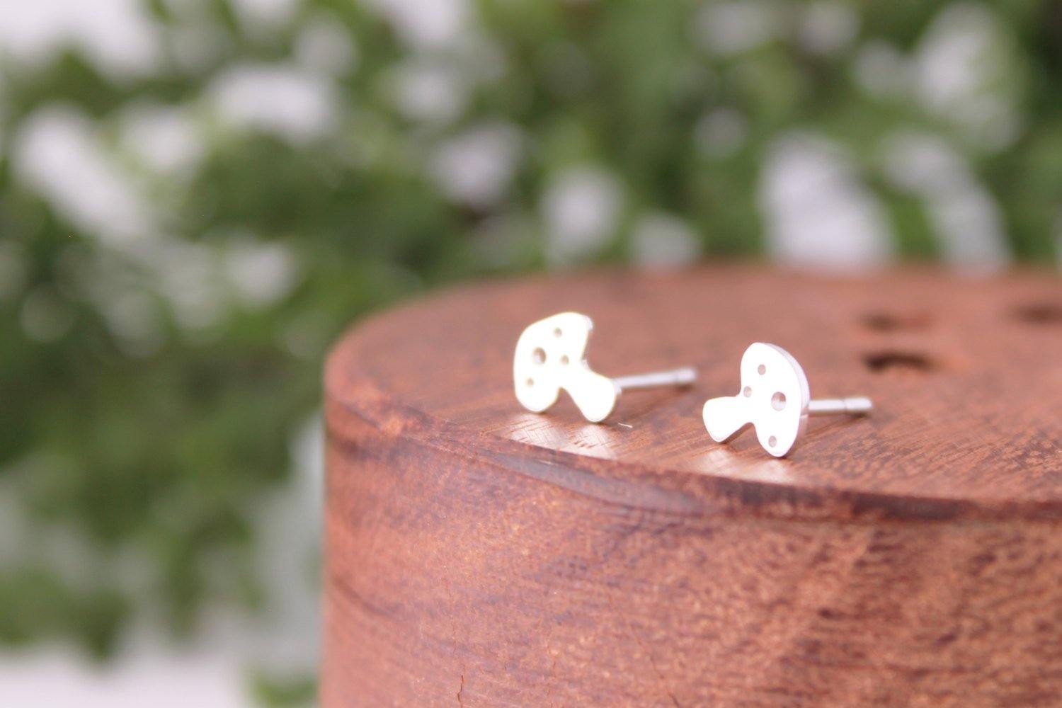 Toadstool Studs - Sweet November Jewelry