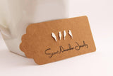 Flock of Birds Stud Earrings Handmade from Sterling Silver - Sweet November Jewelry