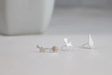Woodland Mismatched Animal Studs - Sweet November Jewelry