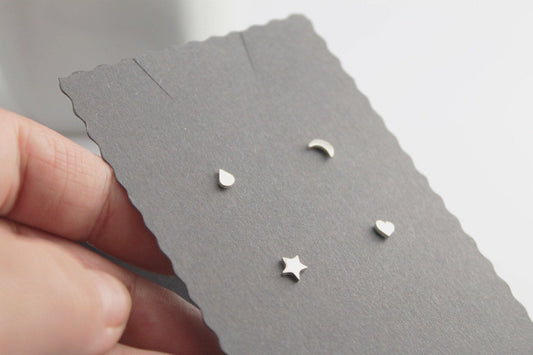 Tiny Mismatched Shape Studs