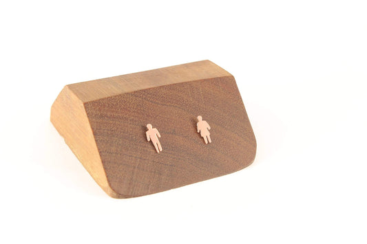Copper People Studs - Sweet November Jewelry