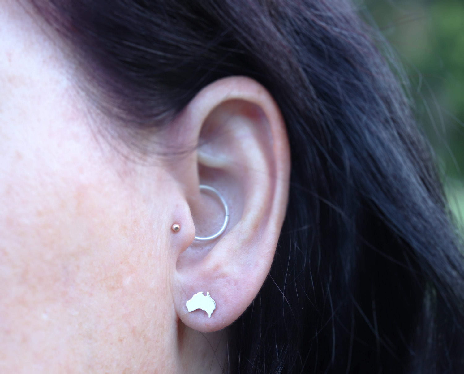 Australia Studs in Sterling Silver - Sweet November Jewelry
