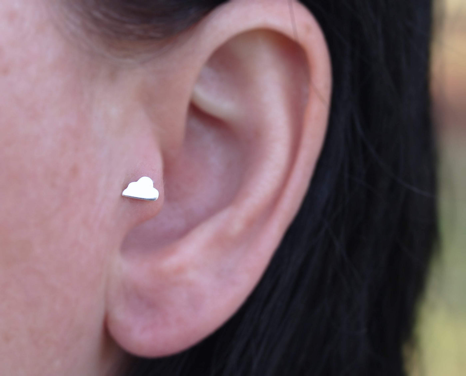 Cloud Shaped Tragus Stud - Sweet November Jewelry