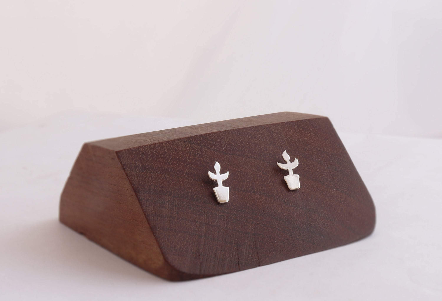 Miniature House Plant Earrings - Sweet November Jewelry