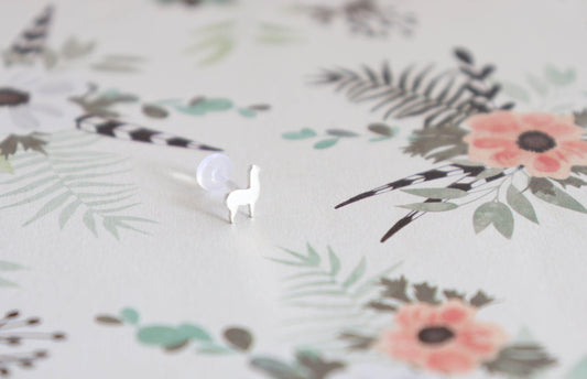 Tiny Llama Tragus Stud - Sweet November Jewelry