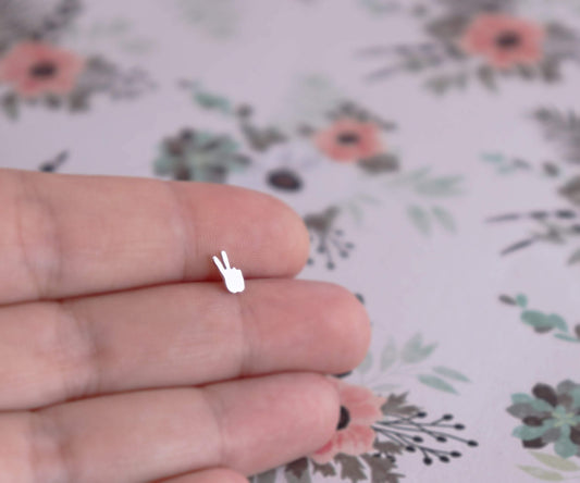 Peace Sign Tragus Stud - Sweet November Jewelry