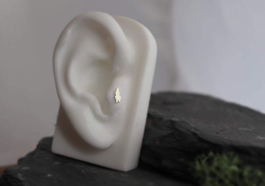 Cute Garden Gnome Tragus Stud - Sweet November Jewelry