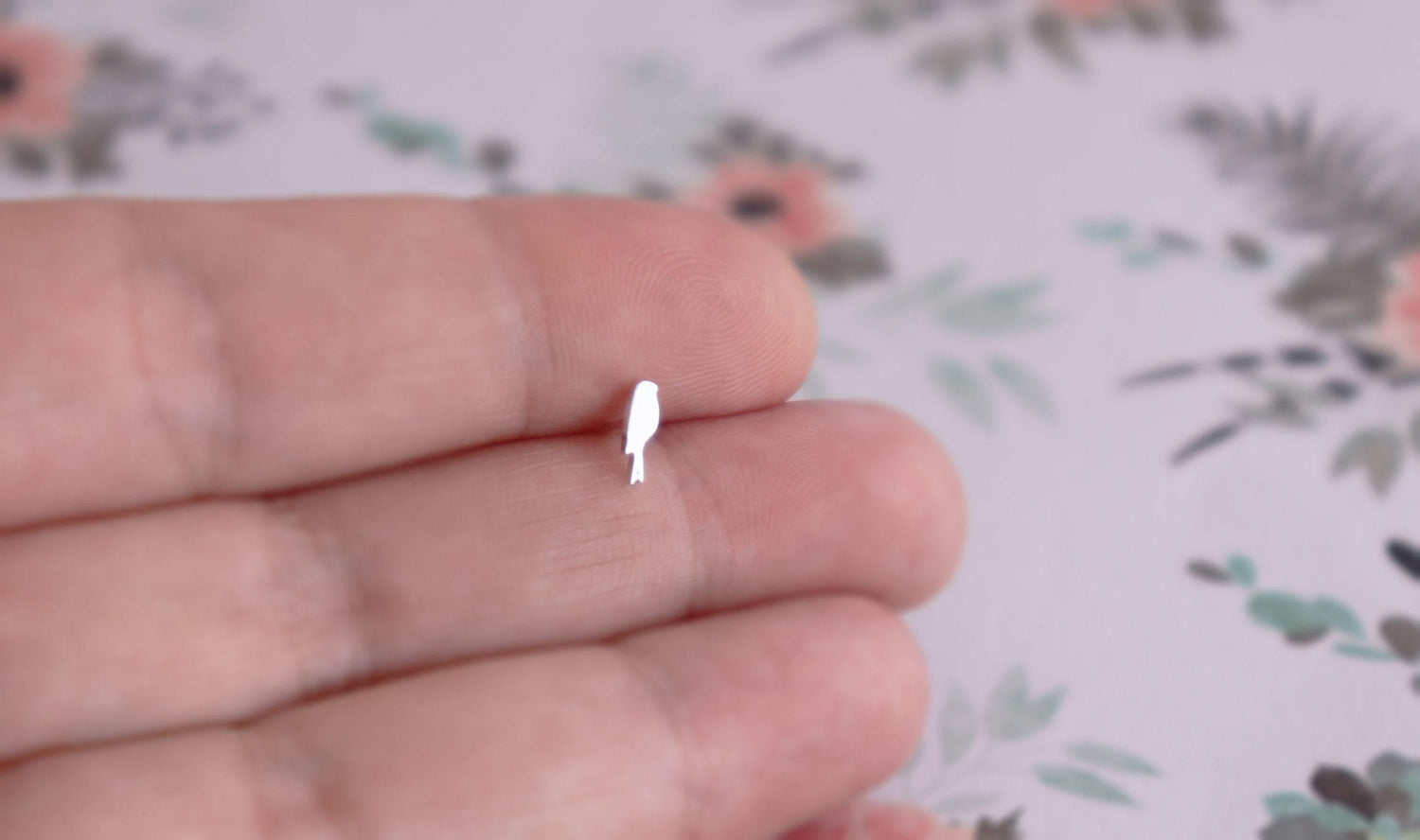 Tiny Parrot Tragus Stud Earring - Sweet November Jewelry