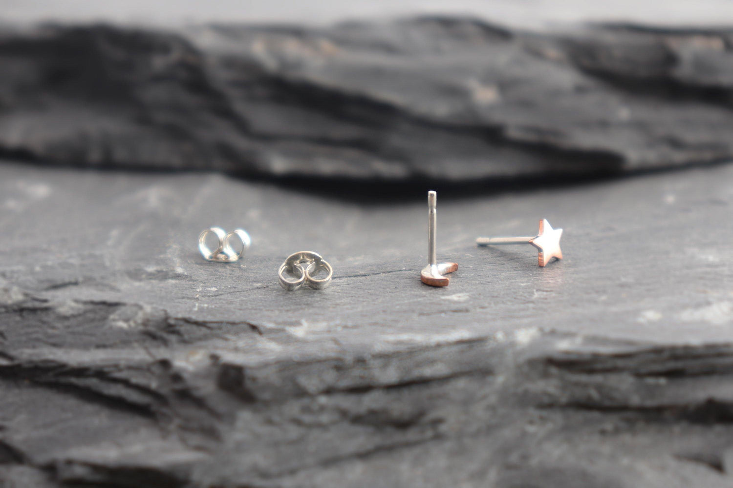Copper Celestial Stud Set - Sweet November Jewelry