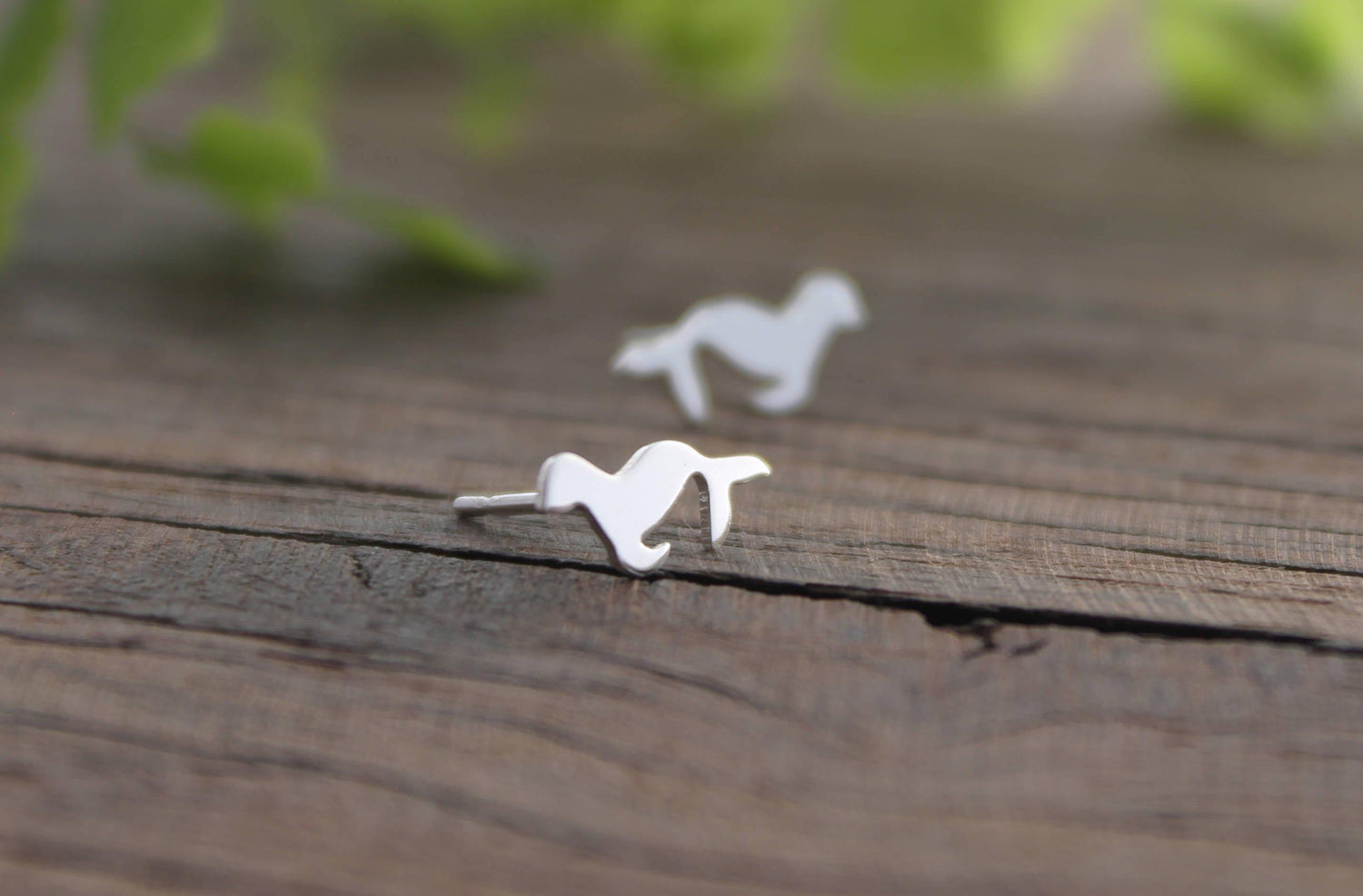Silver Seal Studs - Sweet November Jewelry