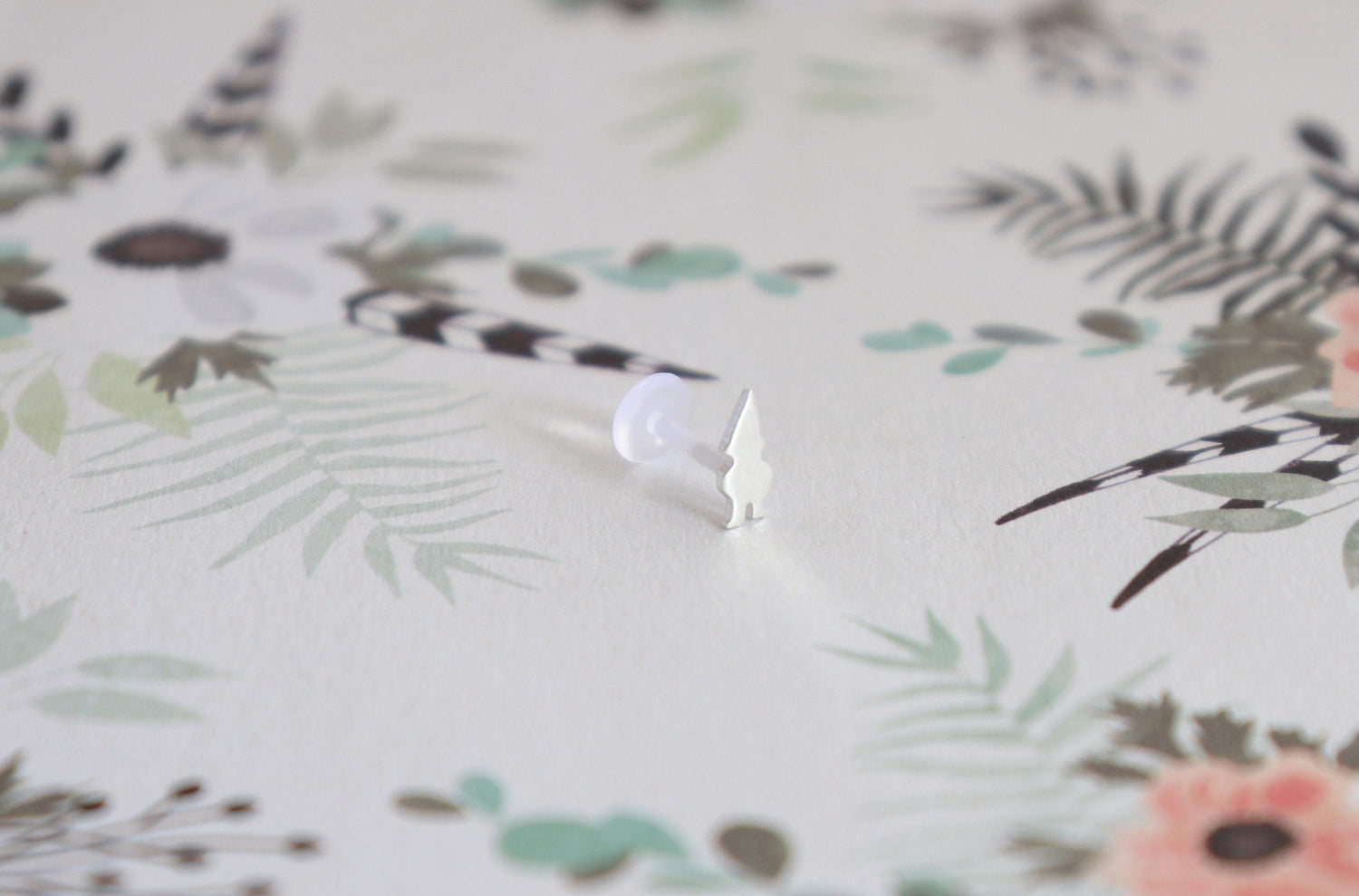 Cute Garden Gnome Tragus Stud - Sweet November Jewelry