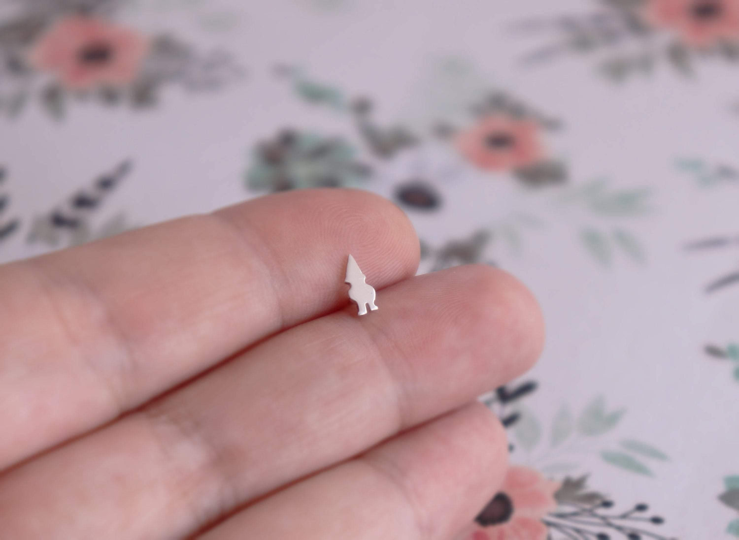 Cute Garden Gnome Tragus Stud - Sweet November Jewelry